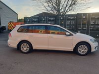USED 2019 VOLKSWAGEN GOLF 1.6TDI S EST Euro 6  1.6LT DIESEL MANUAL ( Estate) 73,000 miles White one owner from new.