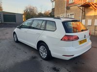 USED 2019 VOLKSWAGEN GOLF 1.6TDI S EST Euro 6  1.6LT DIESEL MANUAL ( Estate) 73,000 miles White one owner from new.