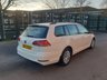 USED 2019 VOLKSWAGEN GOLF 1.6TDI S EST Euro 6  1.6LT DIESEL MANUAL ( Estate) 73,000 miles White one owner from new.