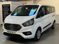 USED 2022 22 FORD TOURNEO CUSTOM 2.0 320 EcoBlue Leader Shuttle Double Cab 5dr Diesel Manual L2 Euro 6 (s/s) (130 ps) 9 SEATS+1 OWNER+F.S.H+EURO 6