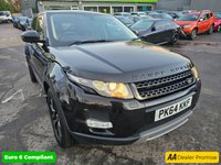 USED 2014 64 LAND ROVER RANGE ROVER EVOQUE Black 2.2 SD4 Pure Tech, 80,000 Miles, Automatic, 18