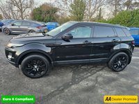 USED 2014 64 LAND ROVER RANGE ROVER EVOQUE Black 2.2 SD4 Pure Tech, 80,000 Miles, Automatic, 18