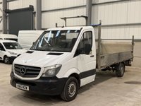 USED 2015 15 MERCEDES-BENZ SPRINTER TAIL LIFT DROPSIDE 2.1 313 CDI 129BHP RWD - NO VAT 