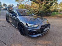 USED 2022 22 AUDI RS5 2.9 TFSI V6 Carbon Black Sportback 5dr Petrol Tiptronic quattro Euro 6 (s/s) (450 ps) 8.9% APR FINANCE RATES
