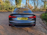 USED 2022 22 AUDI RS5 2.9 TFSI V6 Carbon Black Sportback 5dr Petrol Tiptronic quattro Euro 6 (s/s) (450 ps) 8.9% APR FINANCE RATES