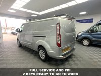 USED 2020 20 FORD TRANSIT CUSTOM 2.0 300 ECOBLUE LIMITED 130BHP 1 OWNER FULL SERVICE HISTORY LWB 1 OWNER FULL SERVICE HISTORY  AIR CON LWB