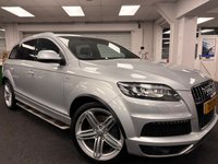 USED 2014 14 AUDI Q7 3.0 TDI V6 S line Plus SUV 5dr Diesel Tiptronic quattro Euro 5 (s/s) (245 ps) UK DELIVERY FLAT FEE &pound;175 (SUBJECT TO DEAL) *OVER 100 IMAGES ON OUR WEBSITE*BESPOKE FINANCE ARRANGED*PART EXCHANGE WELCOME*ALL VEHICLES HPI CLEAR