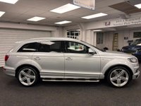 USED 2014 14 AUDI Q7 3.0 TDI V6 S line Plus SUV 5dr Diesel Tiptronic quattro Euro 5 (s/s) (245 ps) UK DELIVERY FLAT FEE &pound;175 (SUBJECT TO DEAL) *OVER 100 IMAGES ON OUR WEBSITE*BESPOKE FINANCE ARRANGED*PART EXCHANGE WELCOME*ALL VEHICLES HPI CLEAR