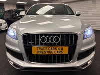 USED 2014 14 AUDI Q7 3.0 TDI V6 S line Plus SUV 5dr Diesel Tiptronic quattro Euro 5 (s/s) (245 ps) UK DELIVERY FLAT FEE &pound;175 (SUBJECT TO DEAL) *OVER 100 IMAGES ON OUR WEBSITE*BESPOKE FINANCE ARRANGED*PART EXCHANGE WELCOME*ALL VEHICLES HPI CLEAR