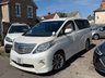 USED 2010 TOYOTA ALPHARD 2.4 Automatic Petrol White 5dr JAPANESE IMPORTED TOYOTA ALPHARD + GOOD MILEAGE 2.4 AUTOMATIC + CLEAN CONDITION THROUGHOUT + FINISHED IN A PEARL WHITE COLOUR + SPEC INCLUDES FRONT AND REAR PARKING SENSORS, ELECTRIC WINDOWS, ELECTRIC FOLDING DOOR MIRRORS, MULTI FUNCTION STEERING WHEEL, A/C, ALLOY WHEELS, ELETRIC SLIDING SIDE DOORS, PRIVACY GLASS + 3 MONTHE WARRANTY + 12 MONTHS AA BREAKDOWN COVER INCLUDED