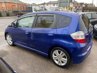 USED 2008 HONDA JAZZ 1.5 RS JDM Automatic petrol Blue 5dr JAPANESE IMPORTED HONDA FIT/ JAZZ + GOOD CONDITION THROUGHOUT + LOW MILEAGE AUTOMATIC + FINISHED IN METALLIC BLUE COLOUR + SPEC INCLUDES ALLOY WHEELS, REMOTE LOCKING, ELECTRIC WINDOWS, FOLDING ELECTRIC DOOR MIRRORS, A/C, MULTI FUNCTION STEERING WHEEL, PADDLE SHIFT, PAN ROOF, SPORTS INTERIOR, ISOFIX, PRIVACY GLASS