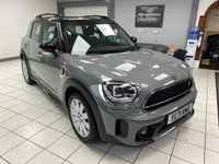 USED 2021 71 MINI COUNTRYMAN 1.5 10kWh Cooper SE Classic SUV 5dr Petrol Plug-in Hybrid Auto ALL4 Euro 6 (s/s) (222 ps) MOONWALK GREY / CARBON BLACK LEATHERETTE TRIM / ALL 4 / AUTOMATIC / PETROL HYBRID / &pound;2000 OF EXTRAS / 1 OWNER FROM NEW / TOUCHSCREEN APPLE CARPLAY & NAVIGATION / DAB / REAR PARKING SENSORS / 3 PIN PLUG CHARGER & POD CHARGER