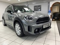 USED 2021 71 MINI COUNTRYMAN 1.5 10kWh Cooper SE Classic SUV 5dr Petrol Plug-in Hybrid Auto ALL4 Euro 6 (s/s) (222 ps) MOONWALK GREY / CARBON BLACK LEATHERETTE TRIM / ALL 4 / AUTOMATIC / PETROL HYBRID / &pound;2000 OF EXTRAS / 1 OWNER FROM NEW / TOUCHSCREEN APPLE CARPLAY & NAVIGATION / DAB / REAR PARKING SENSORS / 3 PIN PLUG CHARGER & POD CHARGER