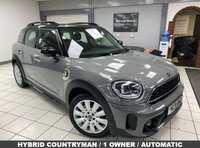 USED 2021 71 MINI COUNTRYMAN 1.5 10kWh Cooper SE Classic SUV 5dr Petrol Plug-in Hybrid Auto ALL4 Euro 6 (s/s) (222 ps) MOONWALK GREY / CARBON BLACK LEATHERETTE TRIM / ALL 4 / AUTOMATIC / PETROL HYBRID / &pound;2000 OF EXTRAS / 1 OWNER FROM NEW / TOUCHSCREEN APPLE CARPLAY & NAVIGATION / DAB / REAR PARKING SENSORS / 3 PIN PLUG CHARGER & POD CHARGER