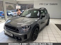 USED 2021 71 MINI COUNTRYMAN 1.5 10kWh Cooper SE Classic SUV 5dr Petrol Plug-in Hybrid Auto ALL4 Euro 6 (s/s) (222 ps) MOONWALK GREY / CARBON BLACK LEATHERETTE TRIM / ALL 4 / AUTOMATIC / PETROL HYBRID / &pound;2000 OF EXTRAS / 1 OWNER FROM NEW / TOUCHSCREEN APPLE CARPLAY & NAVIGATION / DAB / REAR PARKING SENSORS / 3 PIN PLUG CHARGER & POD CHARGER