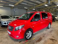 USED 2016 16 MERCEDES-BENZ VITO 2.1 116 CDI BlueTEC Sport Crew Van Double Cab 5dr Diesel Manual RWD L2 Euro 6 (s/s) (LWB) (163 ps) 