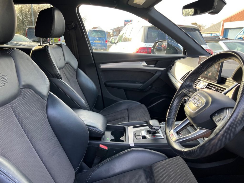 USED 2017 67 AUDI Q5 2.0 TDI S line SUV 5dr Diesel S Tronic quattro Euro 6 (s/s) (190 ps) BRAND NEW WHEELS AND TYRES!