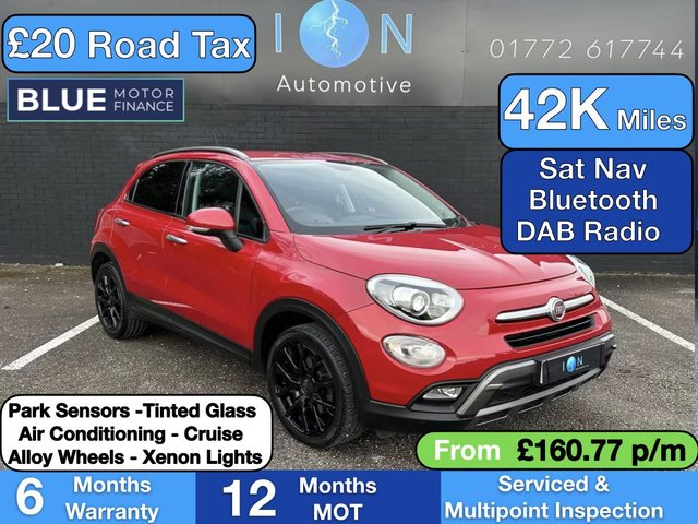 2016 FIAT 500X 1.6 MultiJetII Cross Plus *Widescreen Upgraded Nav, £20Tax, Keyless*
