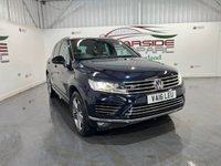USED 2016 16 VOLKSWAGEN TOUAREG 3.0 TDI V6 BlueMotion Tech R-Line SUV 5dr Diesel Tiptronic 4WD Euro 6 (s/s) (262 ps) 2 keys, FSH, pan roof, leather, NAV