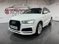 USED 2018 67 AUDI Q3 1.4 TFSI CoD S line Edition SUV 5dr Petrol Manual Euro 6 (s/s) (150 ps) 2 keys, parking sensors, NAV, DAB