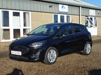 USED 2022 22 FORD FIESTA 1.0T EcoBoost MHEV Titanium Hatchback 5dr Petrol Hybrid DCT Euro 6 (s/s) (125 ps) www.suffolkcarcentre.co.uk - Located at Reydon