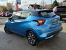 USED 2018 18 NISSAN MICRA 0.9 IG-T Acenta Limited Edition Hatchback 5dr Petrol Manual Euro 6 (s/s) (90 ps) Finished in POWER BLUE with CHARCOAL SPORTS TRIM. This is a great looking version of the 5th generation Micra. It is stylish, economical and a joy to drive. Perfect for the small to mid sized family. Feature include Apple Play, B/Tooth, Cruise Control, Keyless Start, Alloys Front Fogs and more. Dealer Serviced at 9847 miles, 17865 miles, 19694 miles, 24162 miles, 32683 miles and on arrival at 51648 miles.