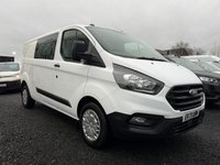 USED 2021 71 FORD TRANSIT CUSTOM 2.0 320 EcoBlue Leader Crew Van Double Cab 5dr Diesel Manual L2 H1 Euro 6 (s/s) (130 ps) SENSORS/1 OWNER/SERVICE HISTORY