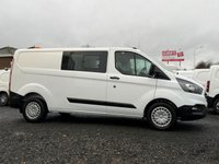 USED 2021 71 FORD TRANSIT CUSTOM 2.0 320 EcoBlue Leader Crew Van Double Cab 5dr Diesel Manual L2 H1 Euro 6 (s/s) (130 ps) SENSORS/1 OWNER/SERVICE HISTORY