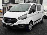 USED 2021 71 FORD TRANSIT CUSTOM 2.0 320 EcoBlue Leader Crew Van Double Cab 5dr Diesel Manual L2 H1 Euro 6 (s/s) (130 ps) SENSORS/1 OWNER/SERVICE HISTORY