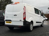 USED 2021 71 FORD TRANSIT CUSTOM 2.0 320 EcoBlue Leader Crew Van Double Cab 5dr Diesel Manual L2 H1 Euro 6 (s/s) (130 ps) SENSORS/1 OWNER/SERVICE HISTORY