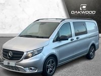 USED 2021 71 MERCEDES-BENZ VITO 2.0 116 CDI Progressive Crew Van Double Cab 5dr Diesel G-Tronic RWD L2 Euro 6 (s/s) (LWB) (163 ps) SUPERB EXAMPLE OF THIS LEGENDARY LWB AUTO CREW VAN + AMG ALLOYS