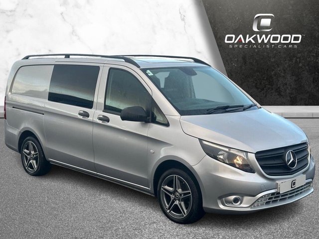 View our Mercedes-Benz Vito 2.0 116 CDI Progressive Crew Van Double Cab 5dr Diesel G-Tronic RWD L2 Euro 6 (s/s) (LWB) (163 ps)