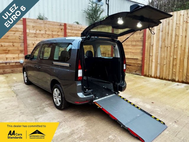 View our Volkswagen Caddy Maxi 5 Seat Petrol Wheelchair Accessible Disabled Access Vehicle WAV 