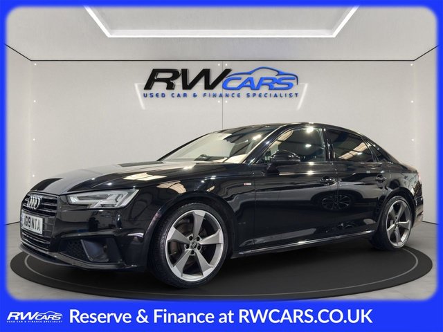 View our Audi A4 2.0 TFSI 35 Black Edition Saloon 4dr Petrol S Tronic Euro 6 (s/s) (150 ps)