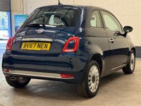 USED 2017 67 FIAT 500 1.2 Lounge Panoramic Hatchback 3 Door Petrol Manual Euro 6 (s/s) (69 bhp) PANORAMIC SUNROOF REAR PARKING AID