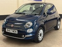 USED 2017 67 FIAT 500 1.2 Lounge Panoramic Hatchback 3 Door Petrol Manual Euro 6 (s/s) (69 bhp) PANORAMIC SUNROOF REAR PARKING AID