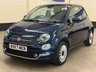 USED 2017 67 FIAT 500 1.2 Lounge Panoramic Hatchback 3 Door Petrol Manual Euro 6 (s/s) (69 bhp) PANORAMIC SUNROOF REAR PARKING AID
