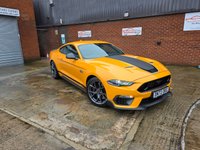 USED 2022 72 FORD MUSTANG 5.0 V8 Mach 1 Fastback 2dr Petrol Tremec Euro 6 (460 ps) Head-Turning Factory Rare Orange