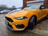 USED 2022 72 FORD MUSTANG 5.0 V8 Mach 1 Fastback 2dr Petrol Tremec Euro 6 (460 ps) Head-Turning Factory Rare Orange