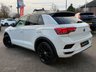 USED 2019 69 VOLKSWAGEN T-ROC 1.5 TSI GPF EVO R-Line SUV 5dr Petrol DSG Euro 6 (s/s) (150 ps) Finished in PURE WHITE WITH BLACK ROOF and contrasting Heated Sports Trim. This T-Roc is for those who want a compact SUV with smart styling and a good level of practicality. This Golf based SUV is both practical and fun to drive. Features include, Sat Nav, VIRTUAL DASH, Apple Play, 19" Alloys, DAB Radio, Heated Part Leather Trim, and much more. Dealer serviced at 8521 miles, 22144 miles, 373036 miles, 51903 miles, 61307 miles and on arrival at 84397 miles.