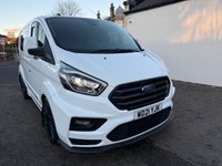 USED 2021 21 FORD TRANSIT CUSTOM MS- RT 2.0 320 EcoBlue Limited Crew Van Double Cab 5dr Diesel Auto L1 H1 Euro 6 (s/s) (185 ps) LOW MILES*AUTO*CREW CAB
