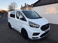 USED 2021 21 FORD TRANSIT CUSTOM MS- RT 2.0 320 EcoBlue Limited Crew Van Double Cab 5dr Diesel Auto L1 H1 Euro 6 (s/s) (185 ps) LOW MILES*AUTO*CREW CAB