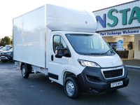 USED 2023 72 PEUGEOT BOXER 335 2.2 BLUEHDI L4 X-LONG BUILT FOR BUSINESS LUTON ( TAIL-LIFT ) 1 OWNER | AIR CON | L4 X-LONG | TAIL-LIFT