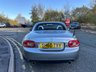 USED 2010 60 MAZDA MX-5 2.0i Miyako Roadster 2dr Petrol Manual Euro 4 (160 ps)-Fantastic Low Mileage Example-2 Former Keepers-Finished In Aluminium Silver Metallic-Black Leather Upholstery-8 Services On File- 