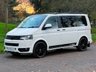 USED 2012 12 VOLKSWAGEN CARAVELLE 2.0 BITDI EDITION 25 SPORTLINE STYLE BODYKITS DSG 4MOTION LED DAYLIGHTS 7 SEATS 20