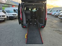 USED 2019 68 FORD TOURNEO CUSTOM Independence Tourneo Automatic Allied Mobility 2.0 EBL 130 RE, 19,548 miles, ULEZ Euro 6, Air Con, Alloys, 5 seater, FSH, NO VAT! This stunning black Ford Transit Custom Tourneo Allied Mobility Independence 2.0 EBL 130 RE MPV is a high-quality, wheelchair-accessible vehicle (WAV) with just 19,548 miles and a full service history. It comes with an automatic gearbox, is ULEZ compliant (Euro 6), and has had only two owners from new. Converted by Allied Mobility, the Independence model offers exceptional accessibility with a secure wheelchair ramp and restraint system, alongside seating for up to five people including the whee