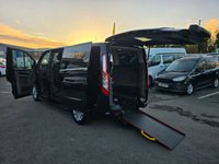 USED 2019 68 FORD TOURNEO CUSTOM Independence Tourneo Automatic Allied Mobility 2.0 EBL 130 RE, 19,548 miles, ULEZ Euro 6, Air Con, Alloys, 5 seater, FSH, NO VAT! This stunning black Ford Transit Custom Tourneo Allied Mobility Independence 2.0 EBL 130 RE MPV is a high-quality, wheelchair-accessible vehicle (WAV) with just 19,548 miles and a full service history. It comes with an automatic gearbox, is ULEZ compliant (Euro 6), and has had only two owners from new. Converted by Allied Mobility, the Independence model offers exceptional accessibility with a secure wheelchair ramp and restraint system, alongside seating for up to five people including the whee