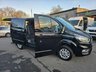 USED 2019 68 FORD TOURNEO CUSTOM Independence Tourneo Automatic Allied Mobility 2.0 EBL 130 RE, 19,548 miles, ULEZ Euro 6, Air Con, Alloys, 5 seater, FSH, NO VAT! This stunning black Ford Transit Custom Tourneo Allied Mobility Independence 2.0 EBL 130 RE MPV is a high-quality, wheelchair-accessible vehicle (WAV) with just 19,548 miles and a full service history. It comes with an automatic gearbox, is ULEZ compliant (Euro 6), and has had only two owners from new. Converted by Allied Mobility, the Independence model offers exceptional accessibility with a secure wheelchair ramp and restraint system, alongside seating for up to five people including the whee