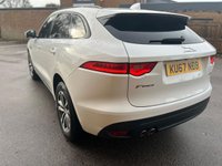 USED 2018 67 JAGUAR F-PACE 2.0 D180 R-Sport SUV 5dr Diesel Auto AWD Euro 6 (s/s) (180 ps) R-SPORT MODEL + HEATED SEATS + SAT NAV + FRONT & REAR PARKING SENSORS + AMBIENT LIGHTING + 8' TOUCHSCREEN DISPLAY + TRAFFIC SIGN RECOGNITION + XENON HEADLIGHTS + CRUISE CONTROL WITH SPEED LIMITER + LANE ASSIST + 2-ZONE CLIMATE CONTROL + BRAKE PAD WEAR INDICATOR + R-SPORT BRANDED SOFT GRAIN MULTI-FUNCTION LEATHER STEERING WHEEL + 19' GREY DIAMOND TURNED ALLOY WHEELS WITH TPMS