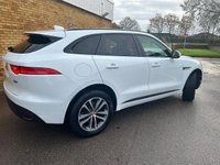USED 2018 67 JAGUAR F-PACE 2.0 D180 R-Sport SUV 5dr Diesel Auto AWD Euro 6 (s/s) (180 ps) R-SPORT MODEL + HEATED SEATS + SAT NAV + FRONT & REAR PARKING SENSORS + AMBIENT LIGHTING + 8' TOUCHSCREEN DISPLAY + TRAFFIC SIGN RECOGNITION + XENON HEADLIGHTS + CRUISE CONTROL WITH SPEED LIMITER + LANE ASSIST + 2-ZONE CLIMATE CONTROL + BRAKE PAD WEAR INDICATOR + R-SPORT BRANDED SOFT GRAIN MULTI-FUNCTION LEATHER STEERING WHEEL + 19' GREY DIAMOND TURNED ALLOY WHEELS WITH TPMS